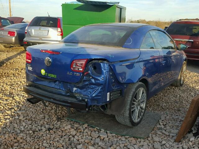 WVWBW7AH8CV003918 - 2012 VOLKSWAGEN EOS KOMFOR 蓝色 照片 4