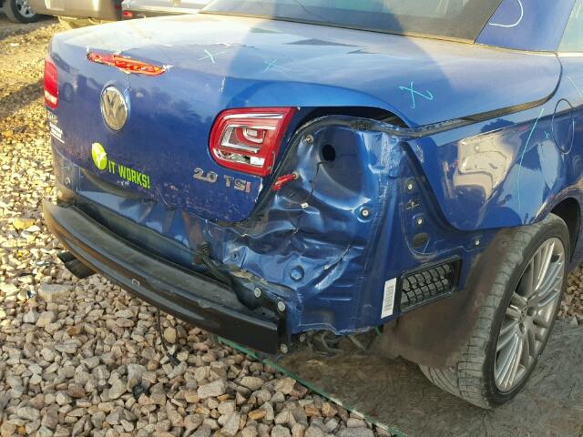 WVWBW7AH8CV003918 - 2012 VOLKSWAGEN EOS KOMFOR 蓝色 照片 9