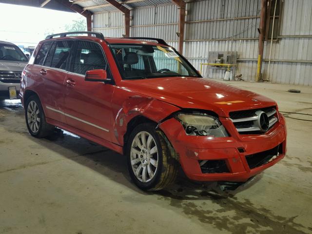 WDCGG5GB5BF574134 - 2011 MERCEDES-BENZ GLK 350 RED photo 1