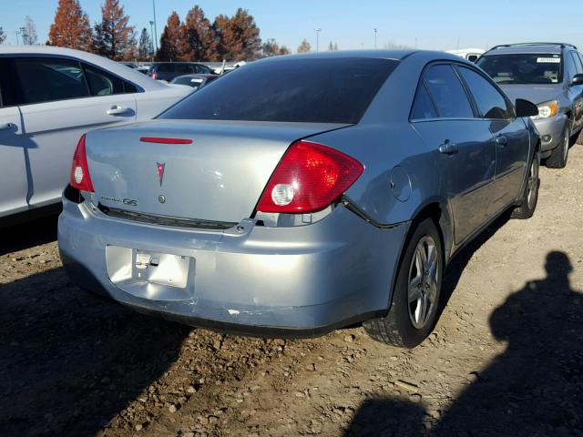 1G2ZF58B574177028 - 2007 PONTIAC G6 VALUE L BLUE photo 4