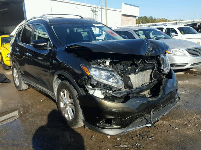 5N1AT2MT1EC768907 - 2014 NISSAN ROGUE S BLACK photo 1