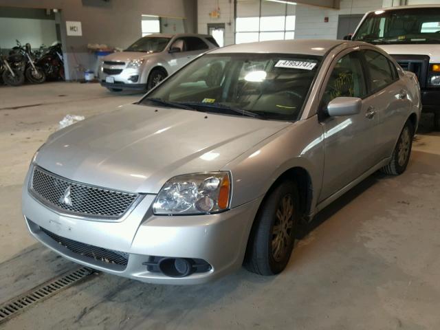 4A32B2FF0CE022529 - 2012 MITSUBISHI GALANT FE GRAY photo 2