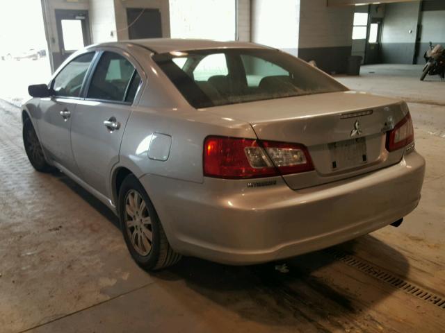 4A32B2FF0CE022529 - 2012 MITSUBISHI GALANT FE GRAY photo 3