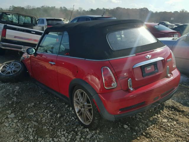 WMWRH33586TK59073 - 2006 MINI COOPER S RED photo 3