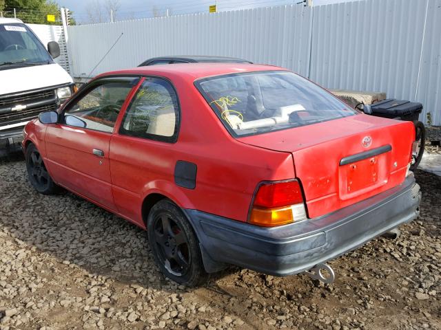 JT2EL55D7S0099885 - 1995 TOYOTA TERCEL STD RED photo 3