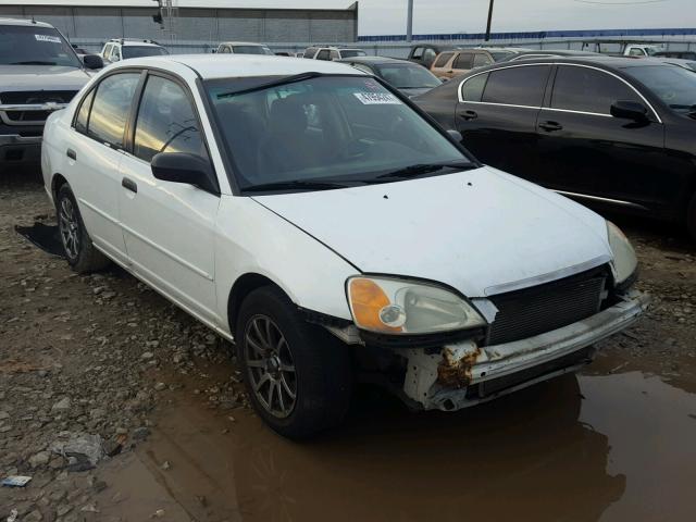 2HGES16501H587064 - 2001 HONDA CIVIC LX WHITE photo 1