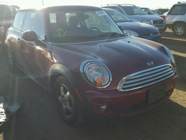 WMWMF33528TT60970 - 2008 MINI COOPER MAROON photo 1