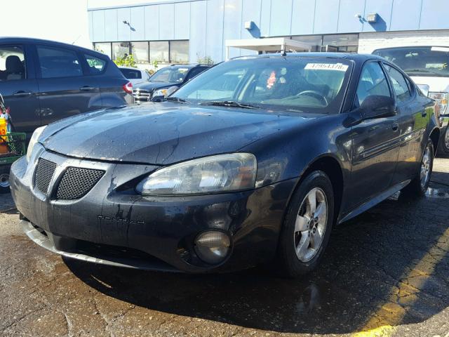 2G2WP522151346186 - 2005 PONTIAC GRAND PRIX BLACK photo 2