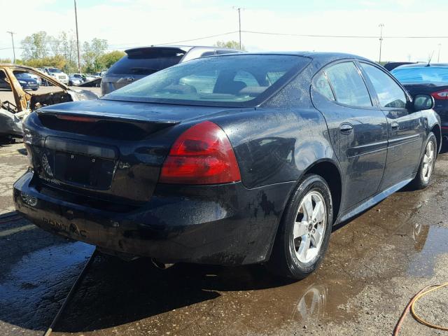2G2WP522151346186 - 2005 PONTIAC GRAND PRIX BLACK photo 4