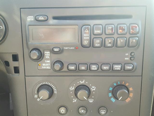 2G2WP522151346186 - 2005 PONTIAC GRAND PRIX BLACK photo 9