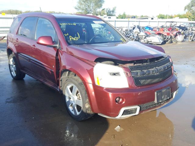 2CNDL937486063039 - 2008 CHEVROLET EQUINOX SP MAROON photo 1