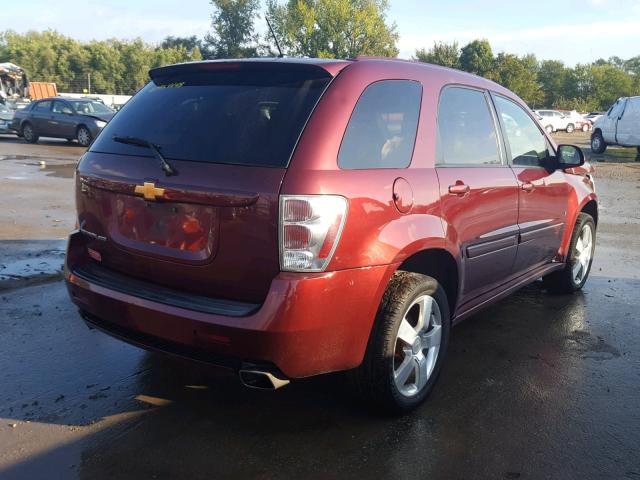 2CNDL937486063039 - 2008 CHEVROLET EQUINOX SP MAROON photo 4