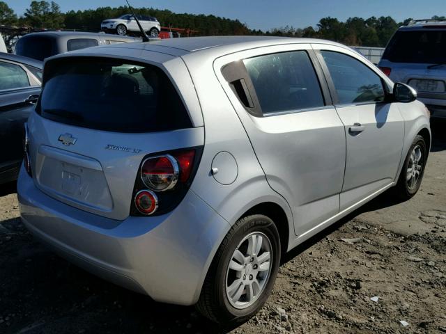 1G1JC6SH8D4218647 - 2013 CHEVROLET SONIC LT SILVER photo 4