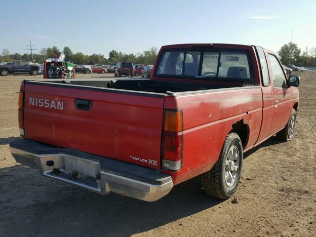 1N6SD16S7VC372028 - 1997 NISSAN TRUCK KING RED photo 4