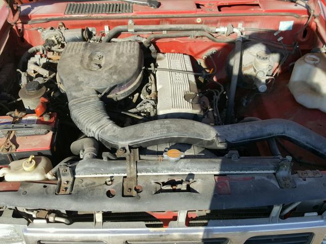 1N6SD16S7VC372028 - 1997 NISSAN TRUCK KING RED photo 7