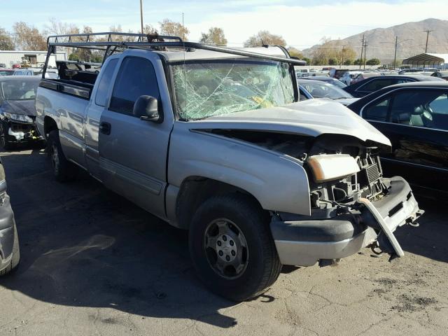 1GCEC19T14E321201 - 2004 CHEVROLET SILVERADO GRAY photo 1