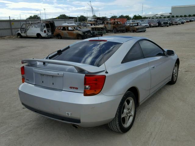 JTDDY32T5Y0035339 - 2000 TOYOTA CELICA GT- SILVER photo 4