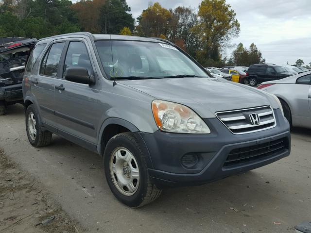 JHLRD78566C044714 - 2006 HONDA CR-V LX SILVER photo 1