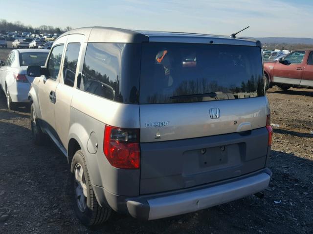 5J6YH28583L037933 - 2003 HONDA ELEMENT EX GRAY photo 3