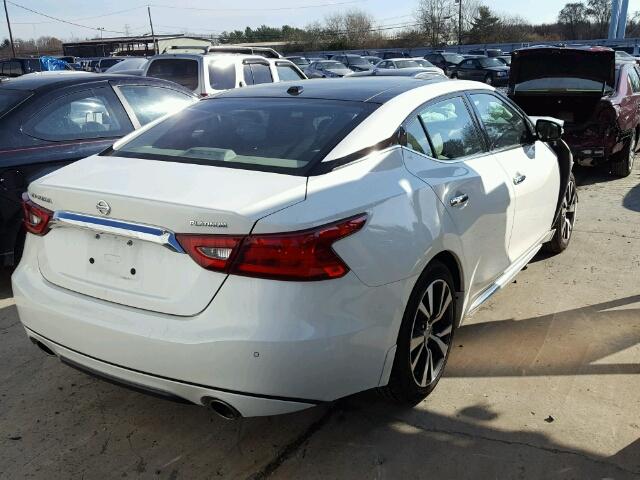 1N4AA6AP1HC414582 - 2017 NISSAN MAXIMA 3.5 WHITE photo 4