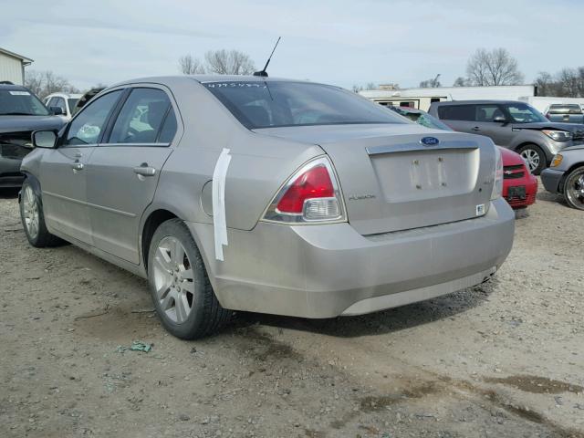 3FAHP08Z78R129579 - 2008 FORD FUSION SEL SILVER photo 3