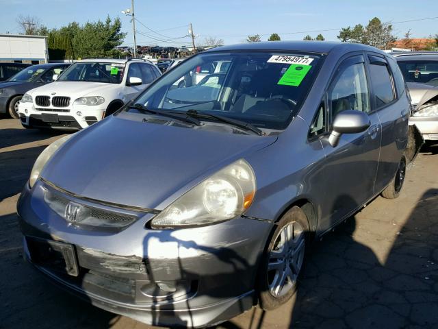 JHMGD38647S043749 - 2007 HONDA FIT S SILVER photo 2