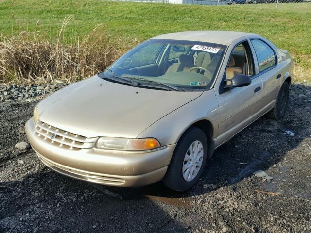 1P3EJ46C7WN249922 - 1998 PLYMOUTH BREEZE BAS BEIGE photo 2