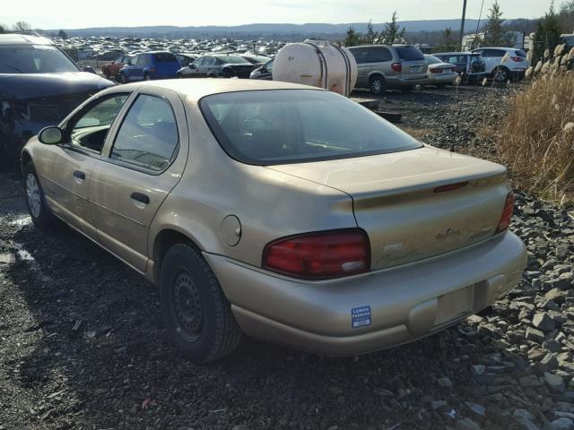 1P3EJ46C7WN249922 - 1998 PLYMOUTH BREEZE BAS BEIGE photo 3