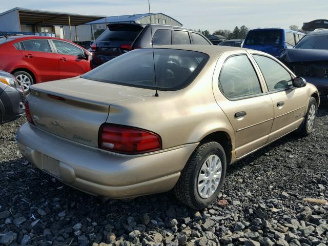 1P3EJ46C7WN249922 - 1998 PLYMOUTH BREEZE BAS BEIGE photo 4