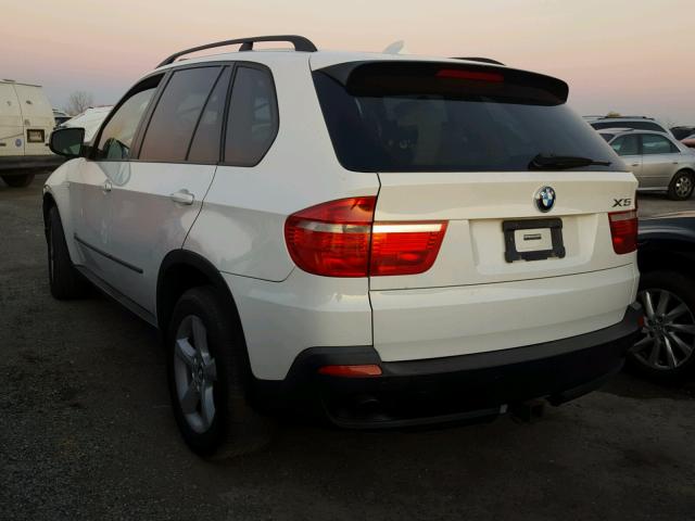 5UXFE43547L039627 - 2007 BMW X5 3.0I WHITE photo 3