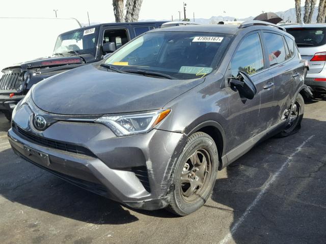 2T3ZFREV2HW366094 - 2017 TOYOTA RAV4 LE GRAY photo 2