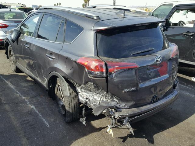 2T3ZFREV2HW366094 - 2017 TOYOTA RAV4 LE GRAY photo 3