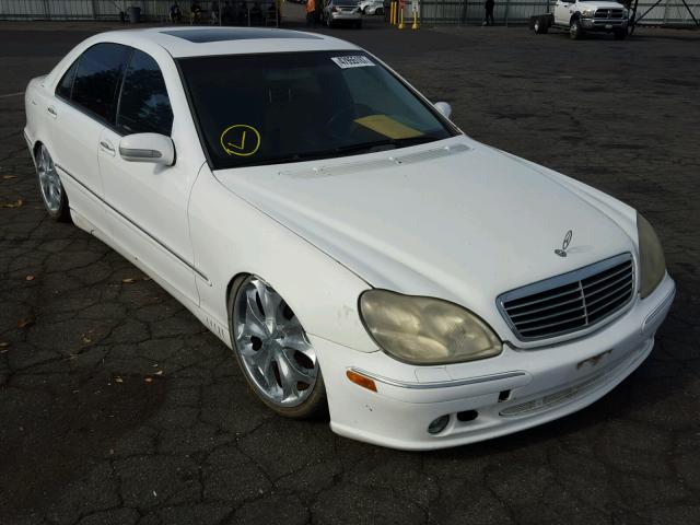 WDBNG75J0YA122356 - 2000 MERCEDES-BENZ S 500 WHITE photo 1