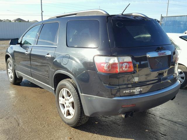 1GKEV23D09J150364 - 2009 GMC ACADIA SLT შავი ფოტო 3