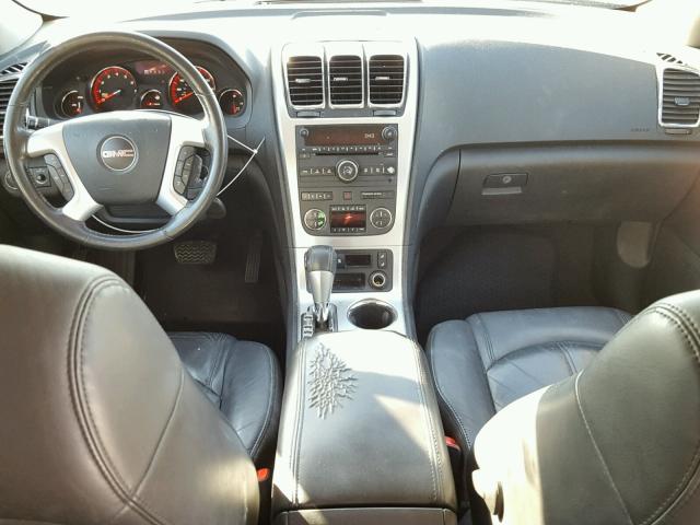 1GKEV23D09J150364 - 2009 GMC ACADIA SLT შავი ფოტო 9