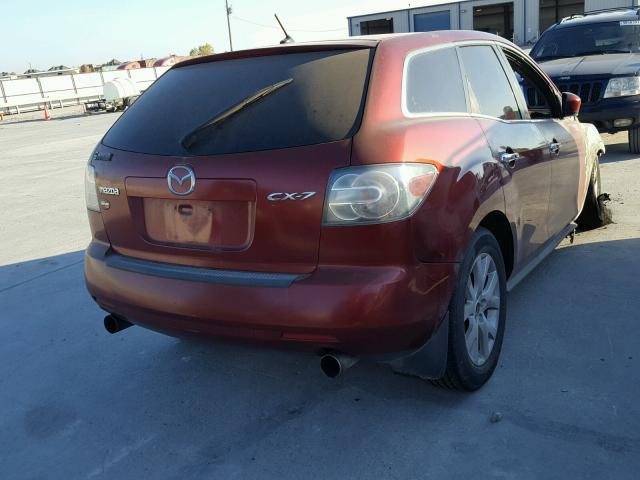 JM3ER293370130392 - 2007 MAZDA CX-7 RED photo 4