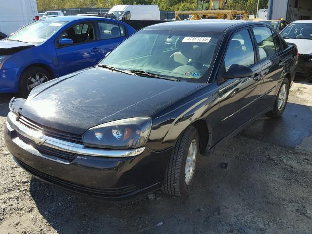 1G1ZT52855F339803 - 2005 CHEVROLET MALIBU LS შავი ფოტო 2