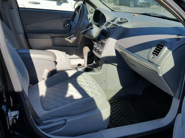 1G1ZT52855F339803 - 2005 CHEVROLET MALIBU LS შავი ფოტო 5