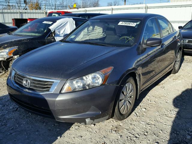 1HGCP26369A078412 - 2009 HONDA ACCORD LX GRAY photo 2