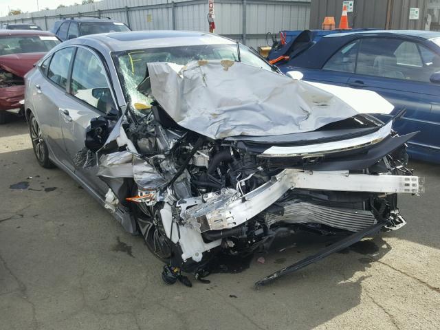 19XFC1F79HE212975 - 2017 HONDA CIVIC EXL SILVER photo 1