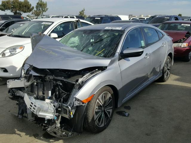 19XFC1F79HE212975 - 2017 HONDA CIVIC EXL فضي صورة 2