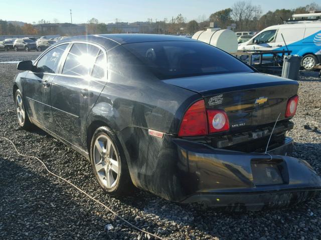 1G1ZA5E17BF141630 - 2011 CHEVROLET MALIBU LS BLACK photo 3