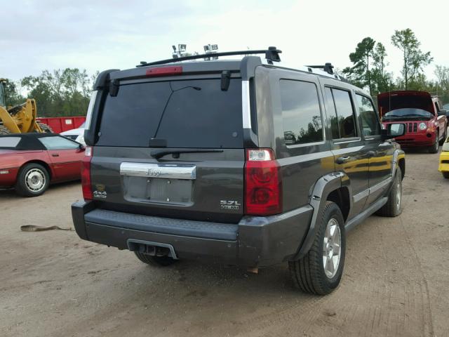 1J8HG58236C129528 - 2006 JEEP COMMANDER GRAY photo 4