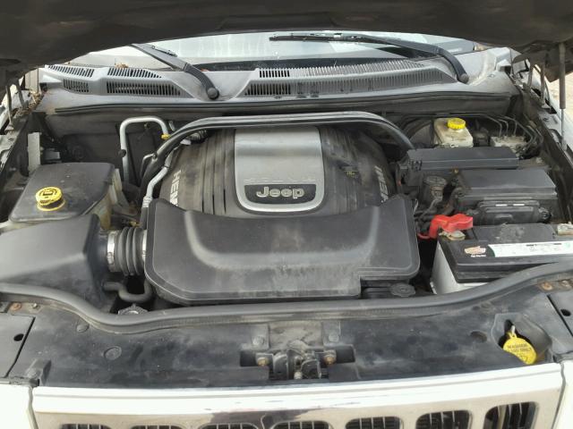 1J8HG58236C129528 - 2006 JEEP COMMANDER GRAY photo 7