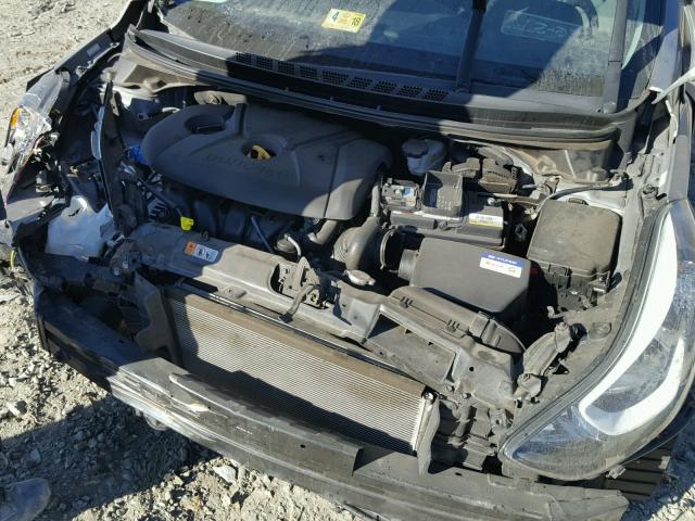 KMHDH4AE3FU451240 - 2015 HYUNDAI ELANTRA SE GRAY photo 7