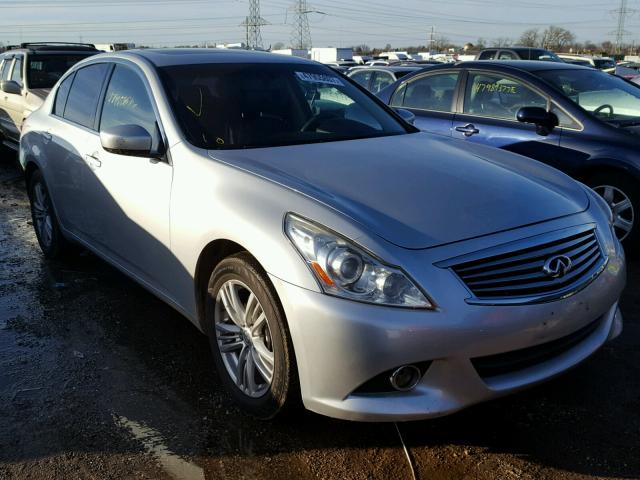 JN1DV6ARXBM451096 - 2011 INFINITI G25 SILVER photo 1