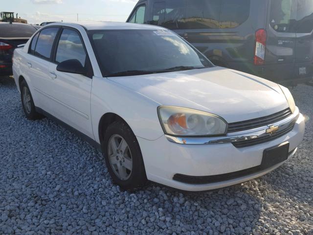1G1ZT54885F341834 - 2005 CHEVROLET MALIBU LS WHITE photo 1