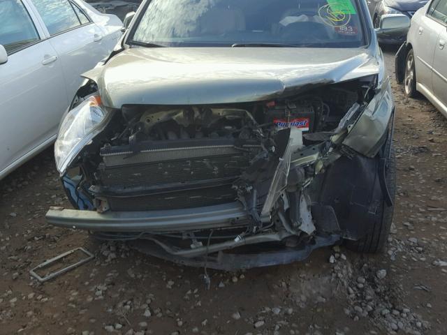 JHLRE48707C071535 - 2007 HONDA CR-V EXL GREEN photo 9