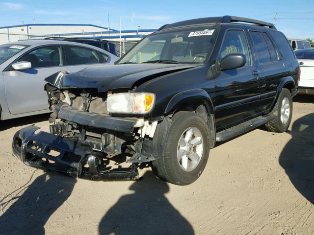 JN8DR09X93W703819 - 2003 NISSAN PATHFINDER BLACK photo 2