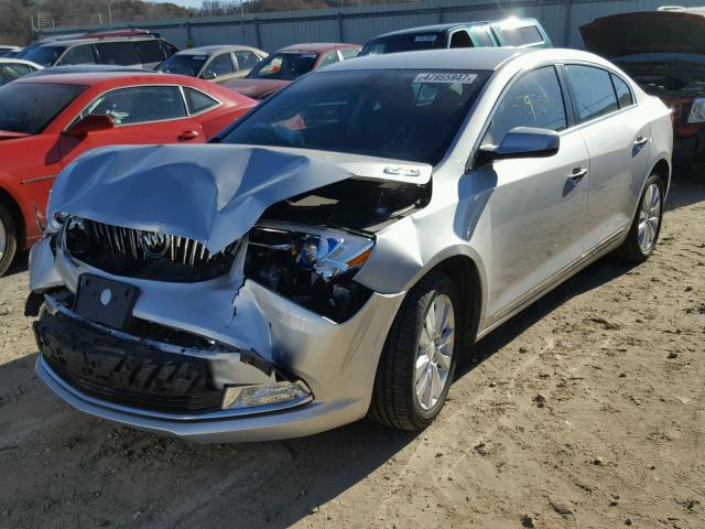 1G4GA5GR2EF210693 - 2014 BUICK LACROSSE WHITE photo 2